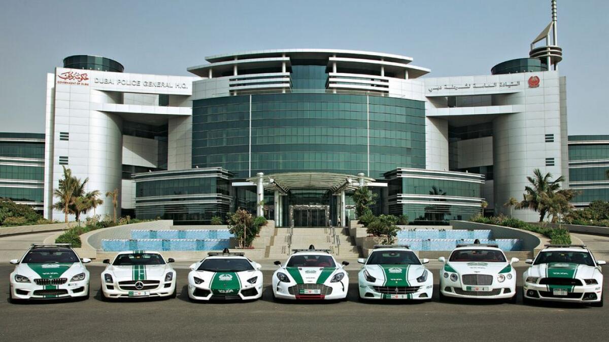 Just some of the supercars of Dubai Police fleet.