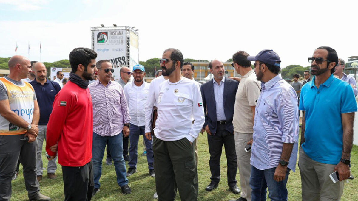 Sheikh Mohammed attends Endurance Festival in Italy