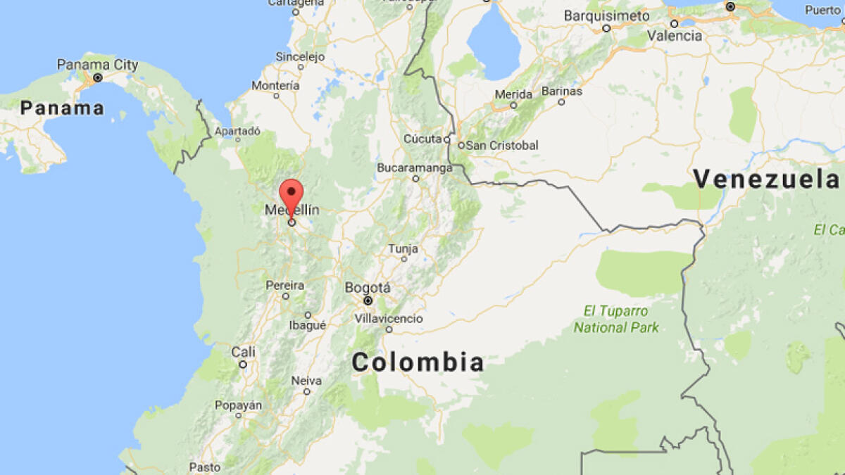 Earthquake quake strikes northwest of Medellin, Colombia