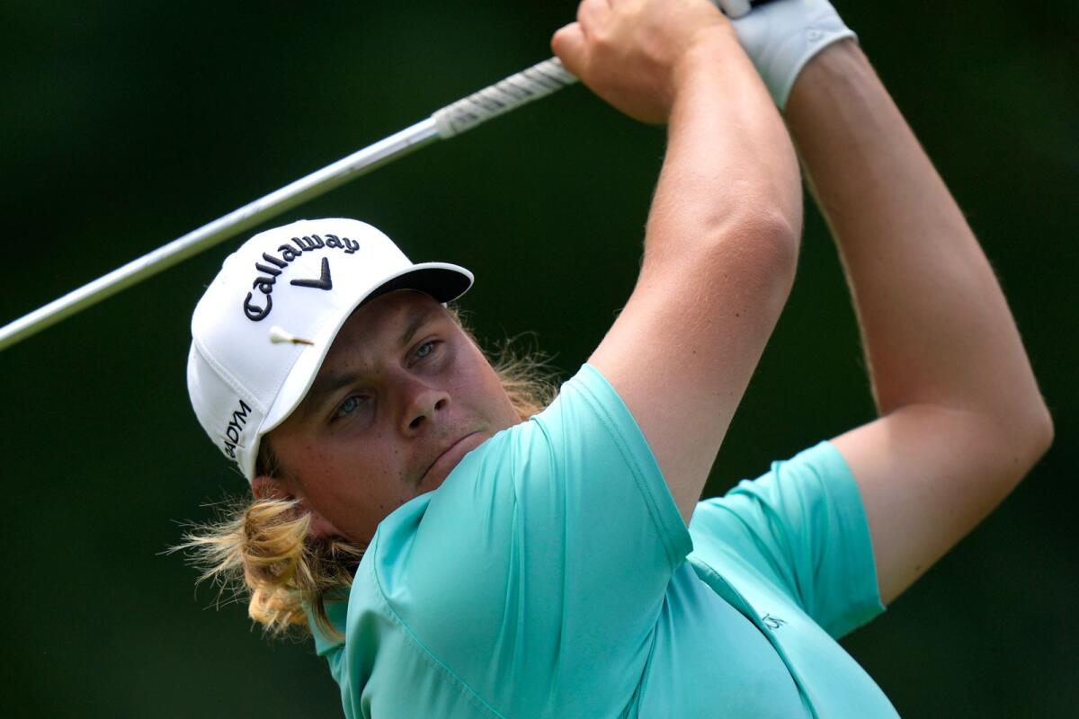 Sami Valimaki of Finland hits the ball during the Golf BMW International Open. — AP file