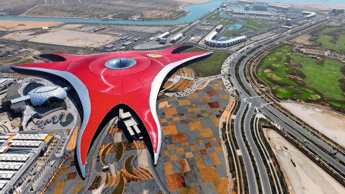 Ferrari World Abu Dhabi is the most attractive destination to families in the region. -WAM FILE
