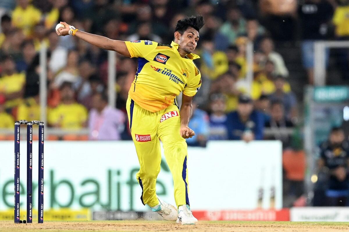 Chennai Super Kings bowler Matheesha Pathirana. — AFP