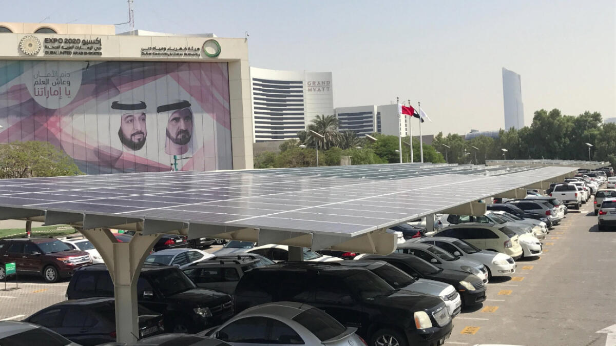 Solar panels to cover DEWA car parks
