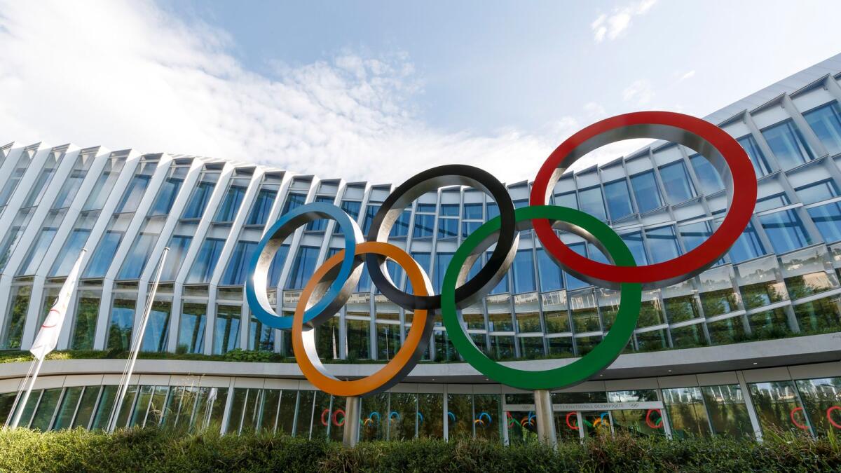 The International Olympic Committee (IOC) headquarters in in Lausanne, Switzerland. — AP
