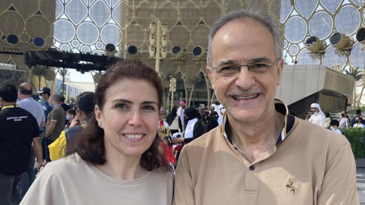 Ziad Hissoiny and his wife Nahela al Kayed