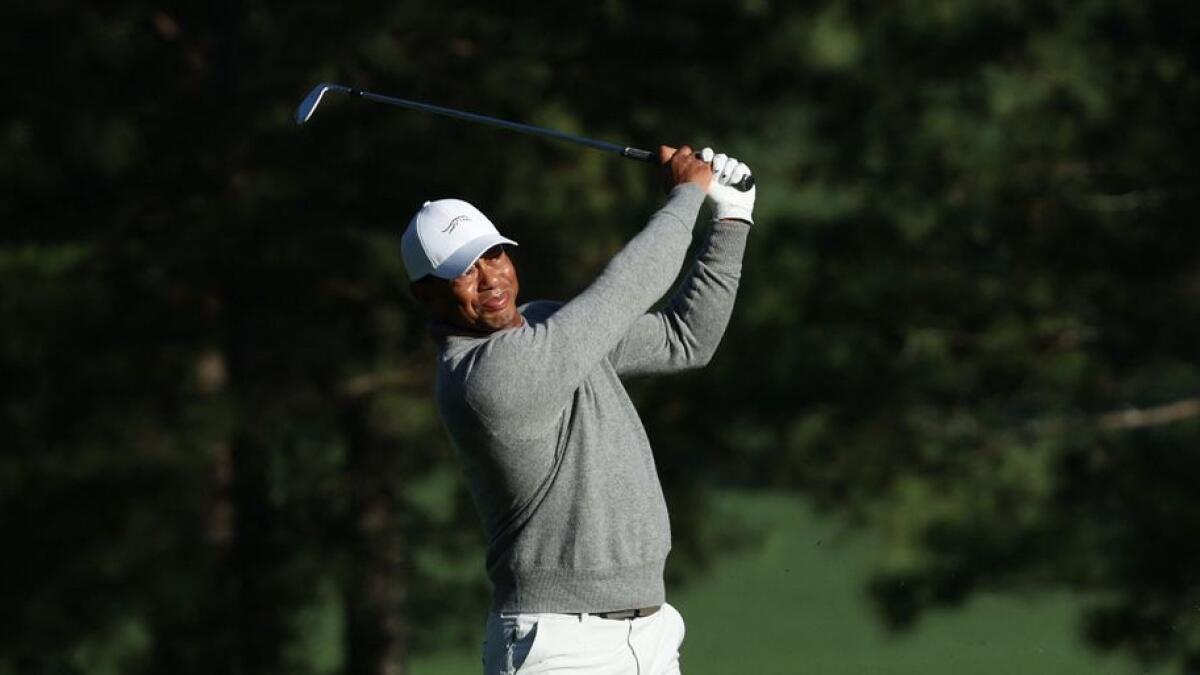 Tiger Woods of the U.S. is tied 22nd with two rounds to play. - Reuters