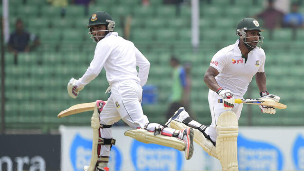 Rain halts play twice, Bangladesh trail by 351 runs