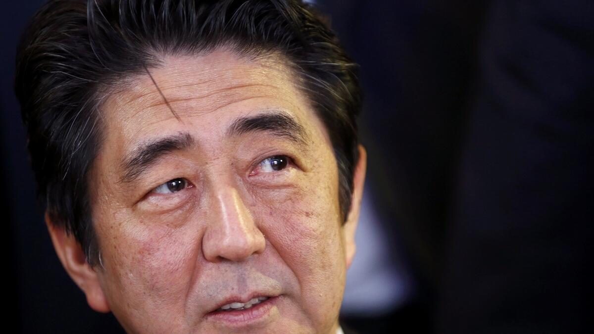 Japans Prime Minister Shinzo Abe.- Reuters