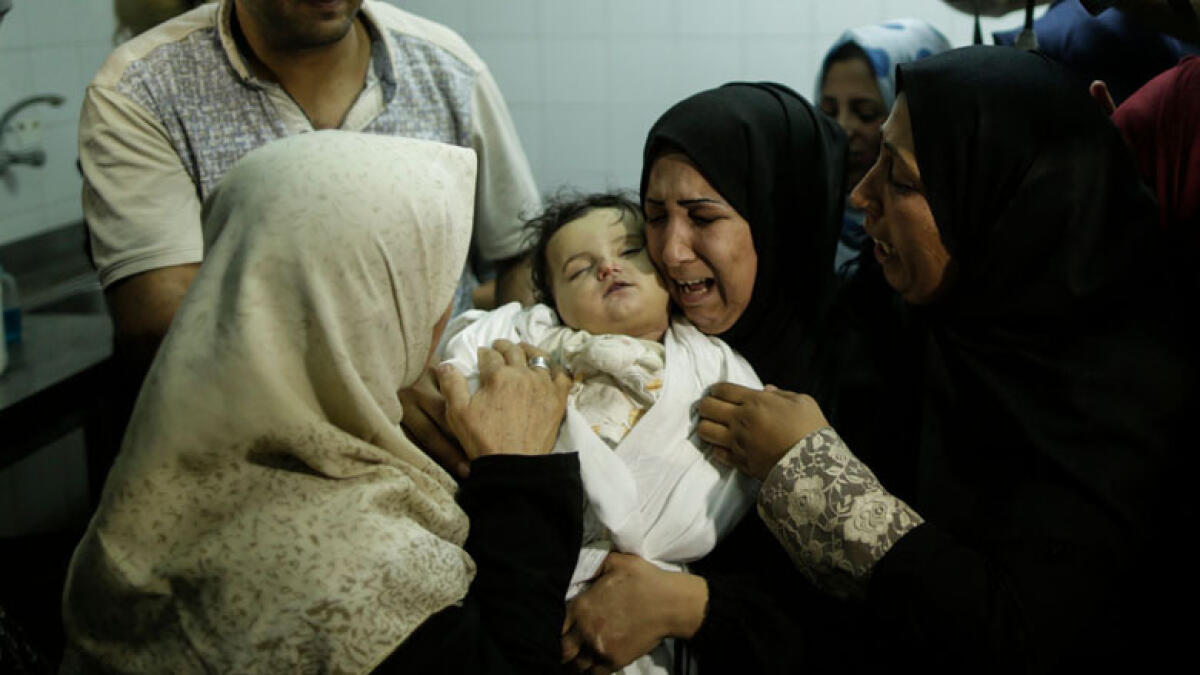 Gaza baby removed from list of martyrs