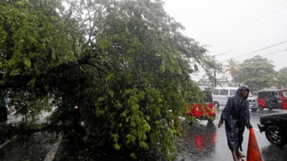 Tropical storm kills four in Sri Lanka, over 10,000 affected