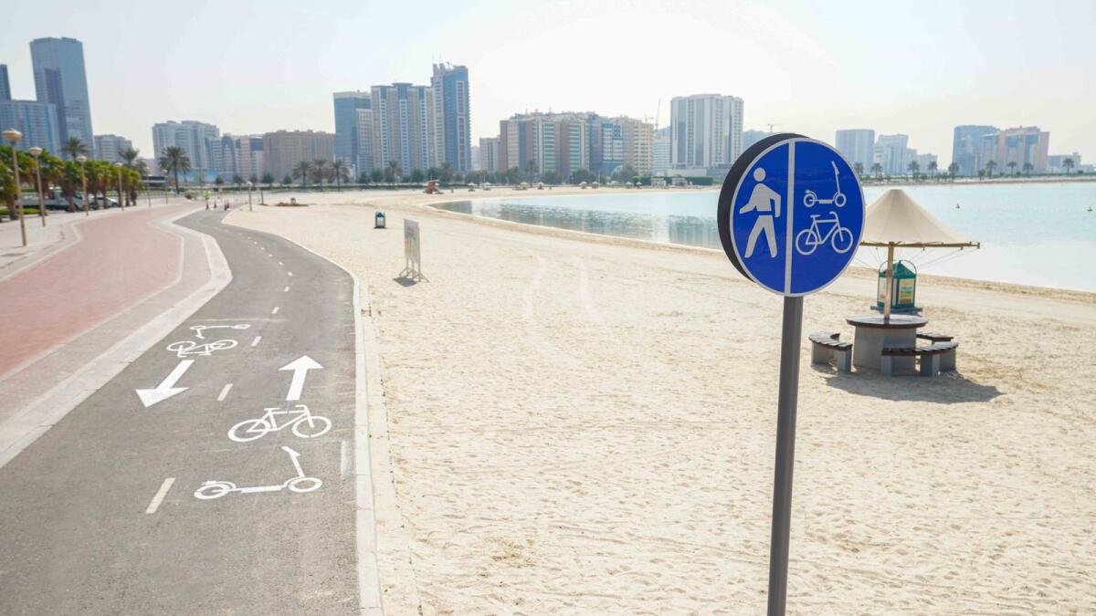 Citizens and residents can ride e-scooters in ten districts across Dubai from 2022. Photo: Supplied