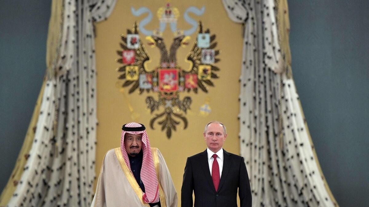 Putin opens talks with King Salman at the Kremlin