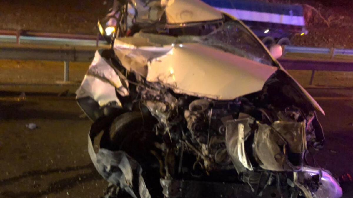Taxi passenger killed, two injured in UAE road crash