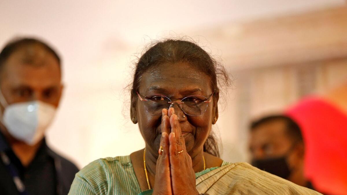 Droupadi Murmu is India's new President. Photo: Reuters