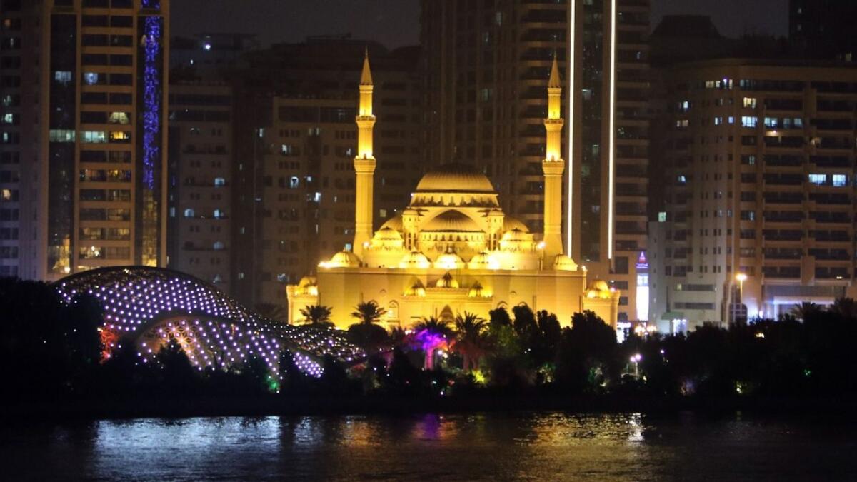 Sharjah's Noor Mosque. - Photo by M.Sajjad used for illustrative purpose