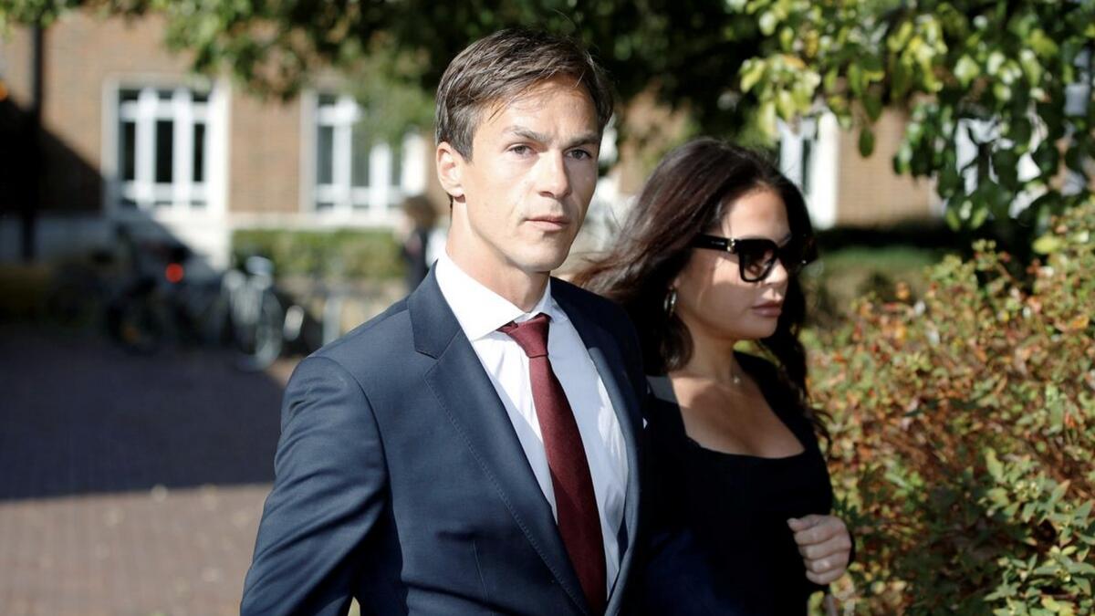 Ryder Cup winner Denmark's Thorbjorn Olesen leaves the Isleworth Crown Court in Britain, last September. - Agencies