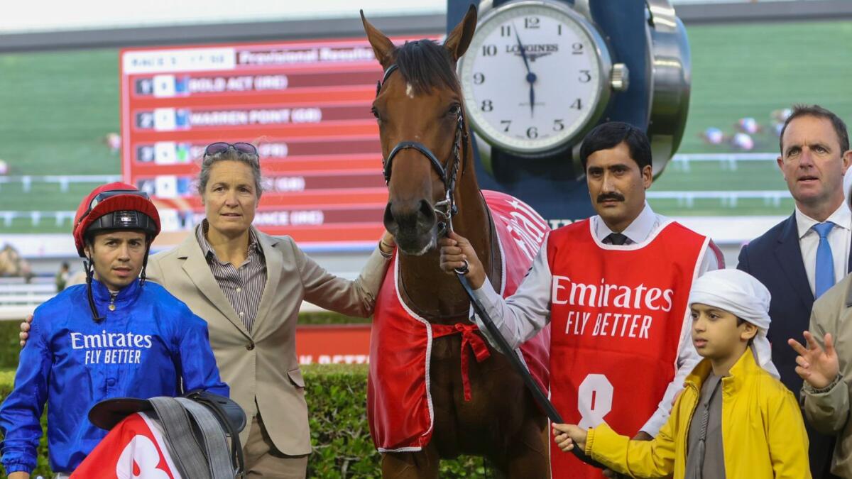 Bold Act was one of trainer Charlie Appleby's three winners at Meydan. - Photo by DRC