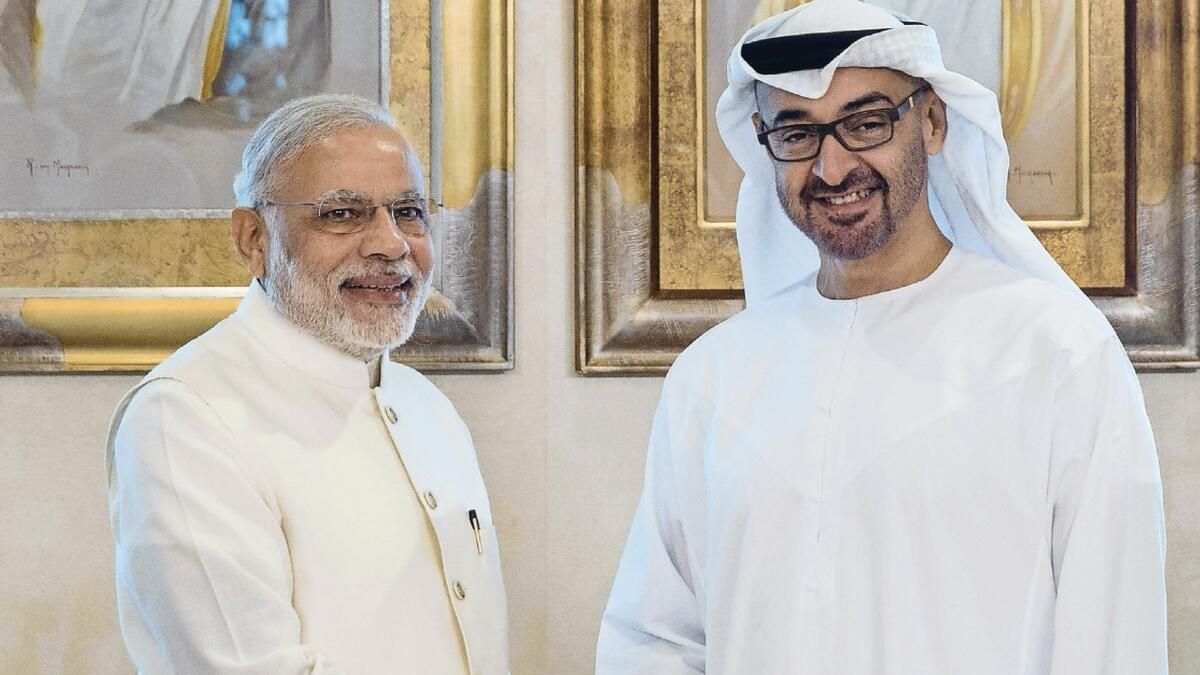 Prime Minister Narendra Modi, Abu Dhabi, Order of Zayed, 