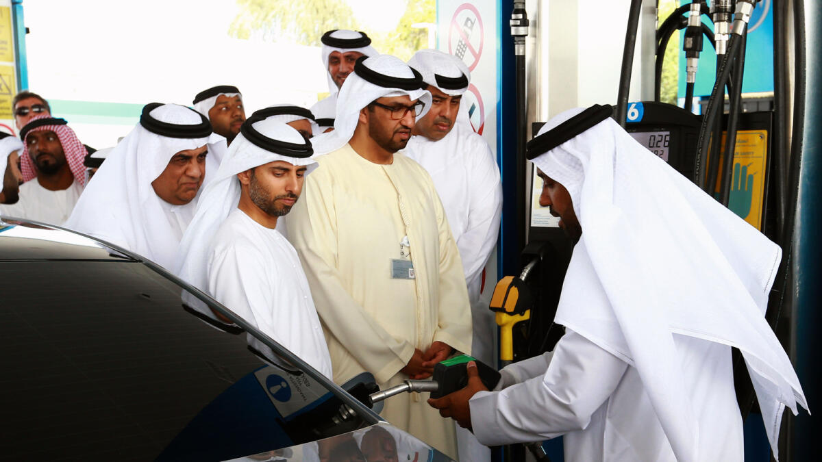 During Inauguration of the Smart Self- Service Station (ADNOC SMART) at Rabdan Service Station, in Mushref Area - Abu Dhabi - Photo By Nezar Balout