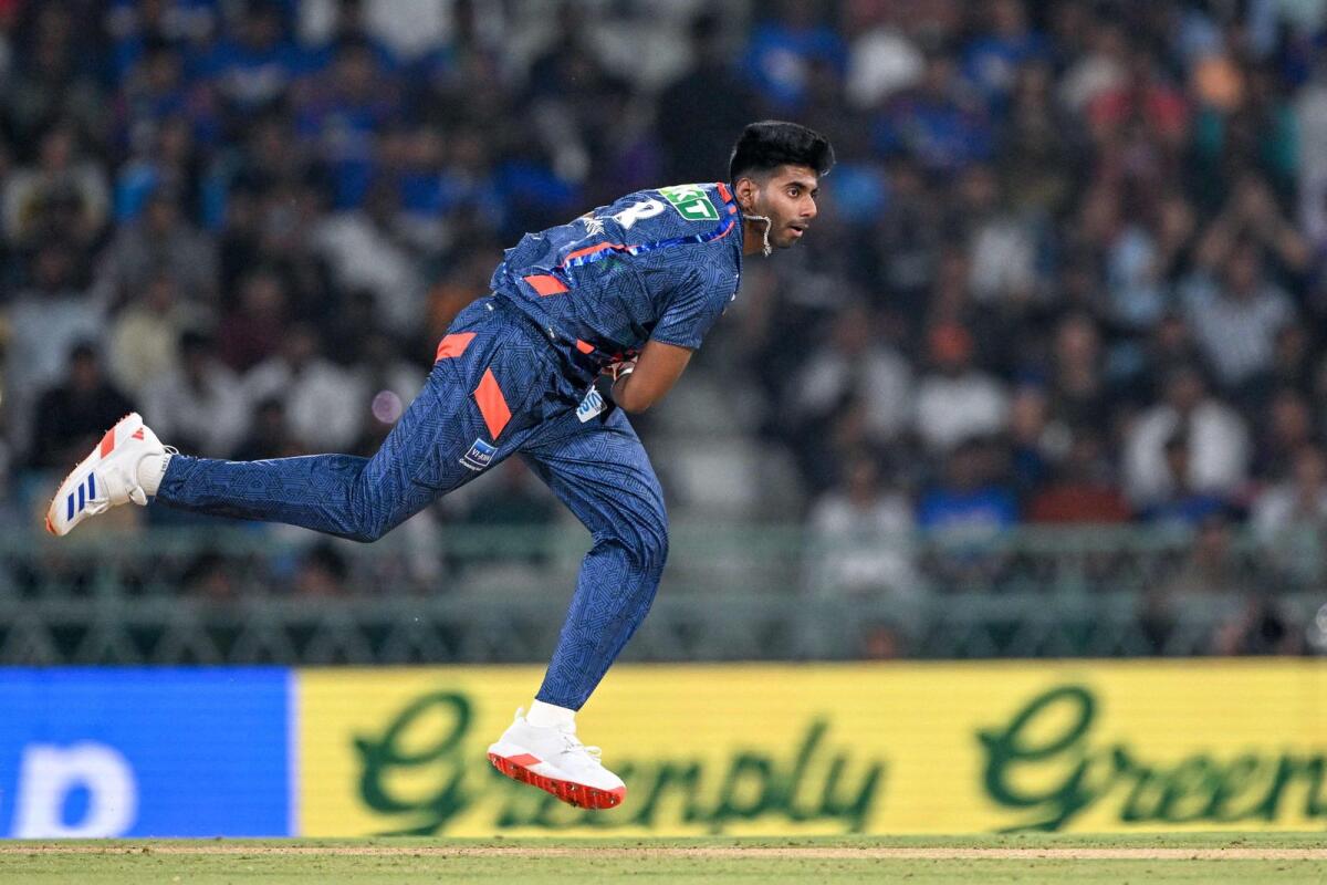 Lucknow Super Giants' pacer Mayank Yadav. — AFP