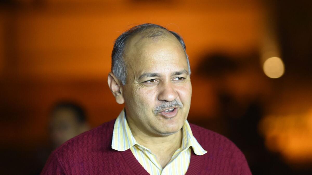Deputy Chief Minister of Delhi, Manish Sisodia. Photo: AFP