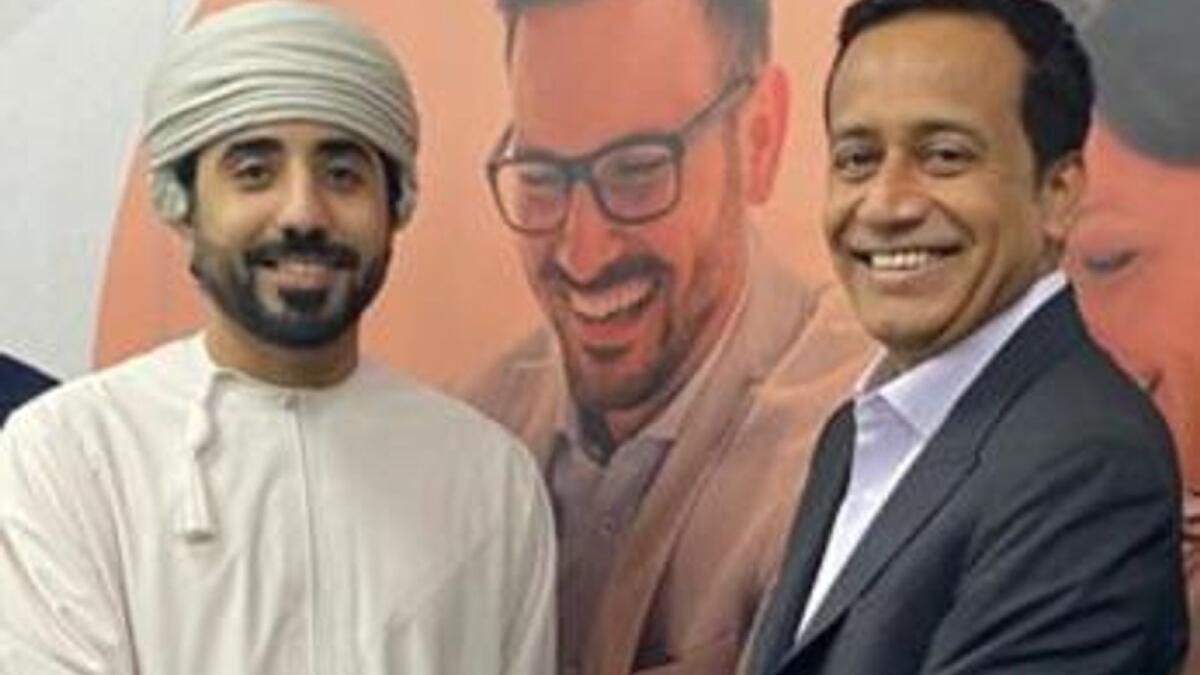 Shailesh Dash, Founder and Director, SD Centre for Entrepreneurship Excellence, and Mohammed Al Wahaibi, CEO, Al Jabr MENA, after signing the partnership agreement. — Supplied photo