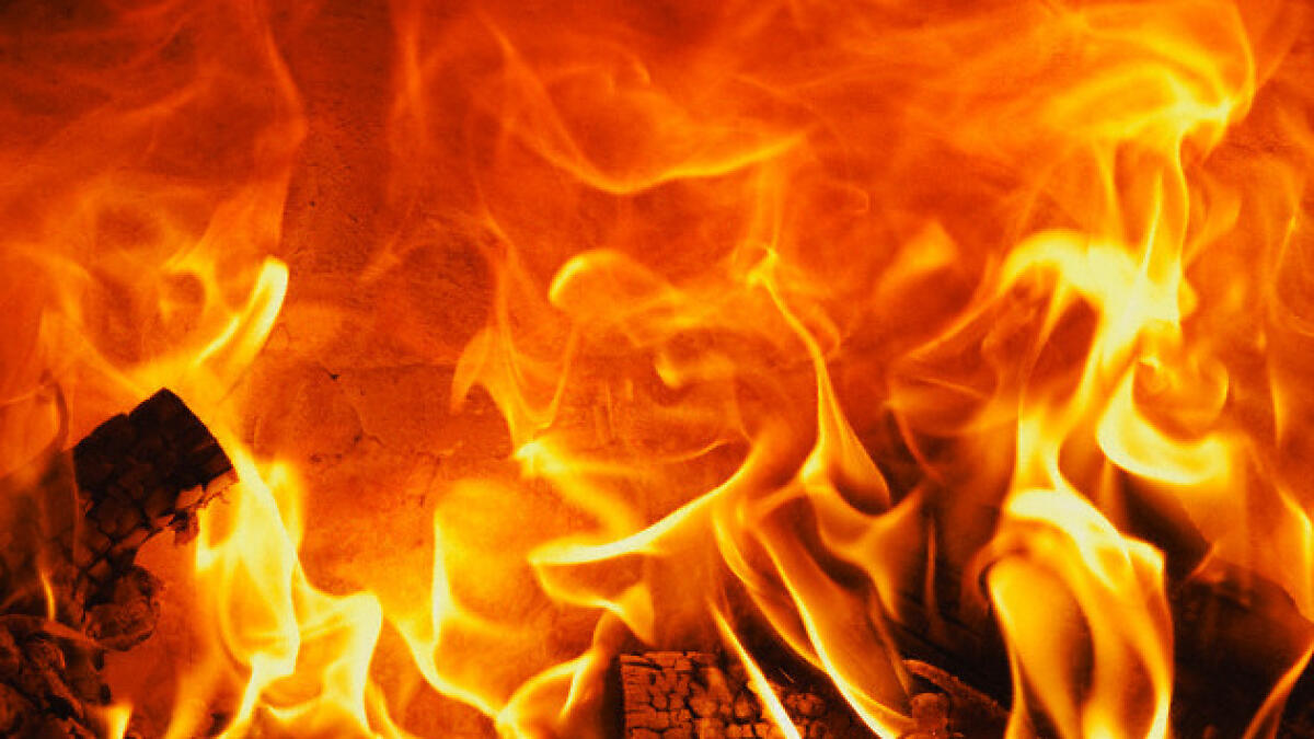 Fire destroys wood factory in Ajman