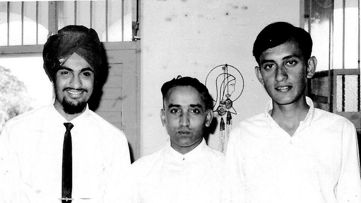 Kandhari during his days at Loyola College Madras in 1966.