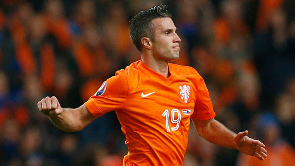 Van Persie revealed that he got a tight slap from the then coach Van Gaal for refusing to be substituted. -- Agencies