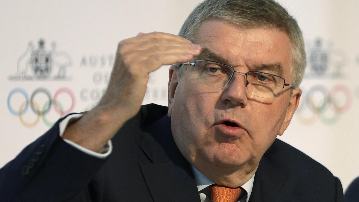 Thomas Bach  was elected for an eight-year term as Olympic chief in September 2013