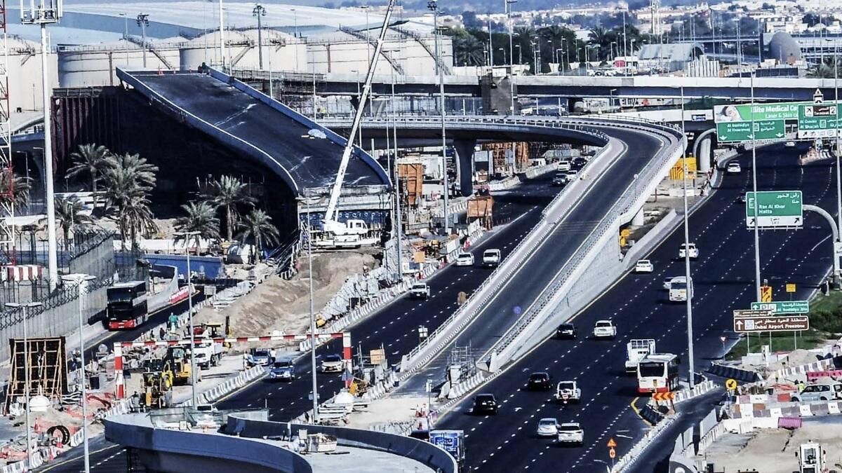 3 new bridges easing traffic towards Dubai airport open tomorrow