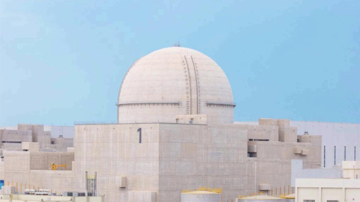 Unit 1 of the Barakah Nuclear Power Plant. — Courtesy: Twitter
