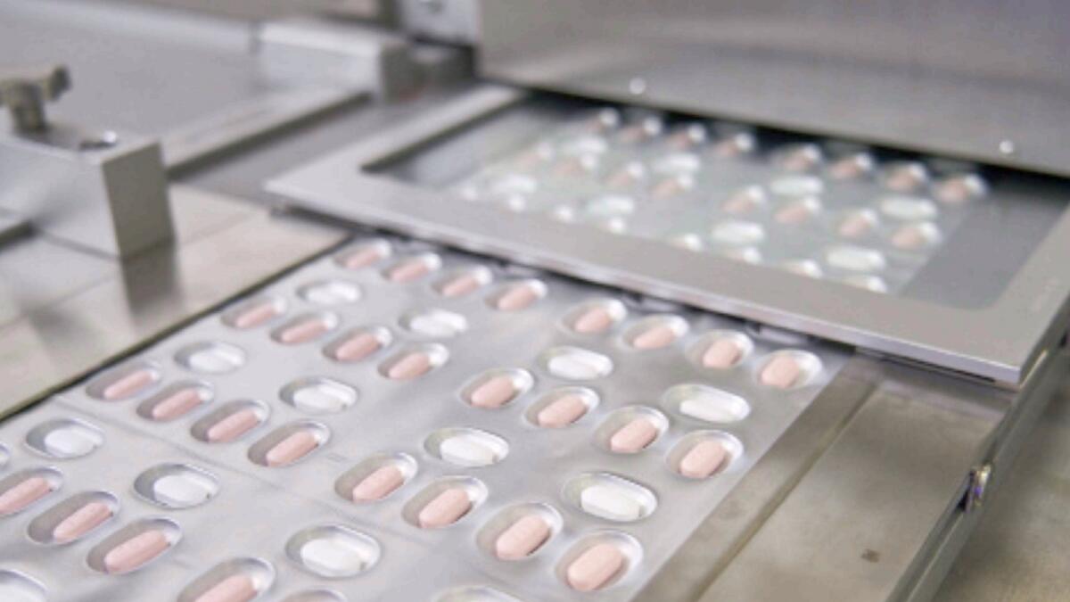 The making of Pfizer's experimental Covid-19 antiviral pills, Paxlovid, inside its laboratory in Freiburg, Germany. — AFP