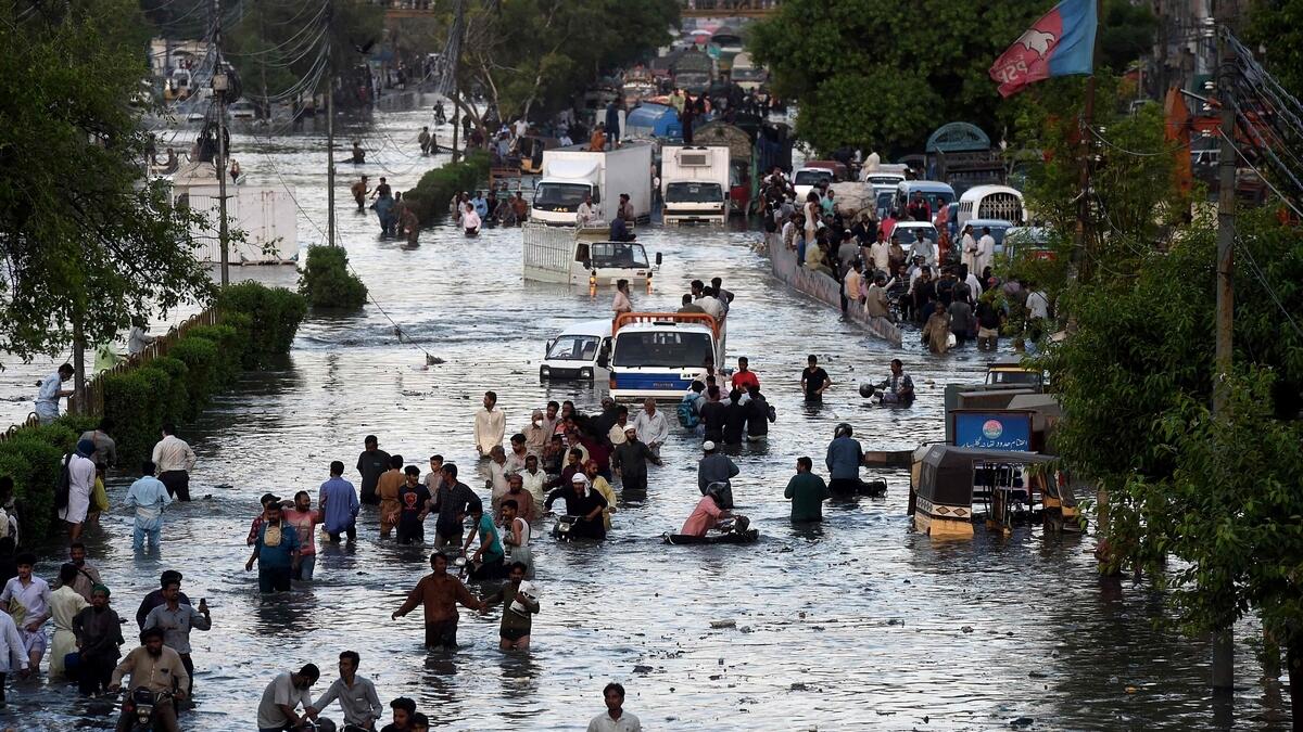 Karachi rains, power outage