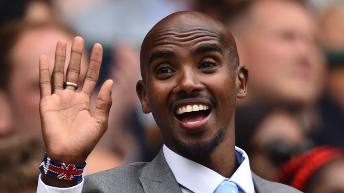 Mo Farah said the more people who get vaccinated against Covid-19, the greater the chance that the Tokyo Olympics will go ahead on schedule. — AFP