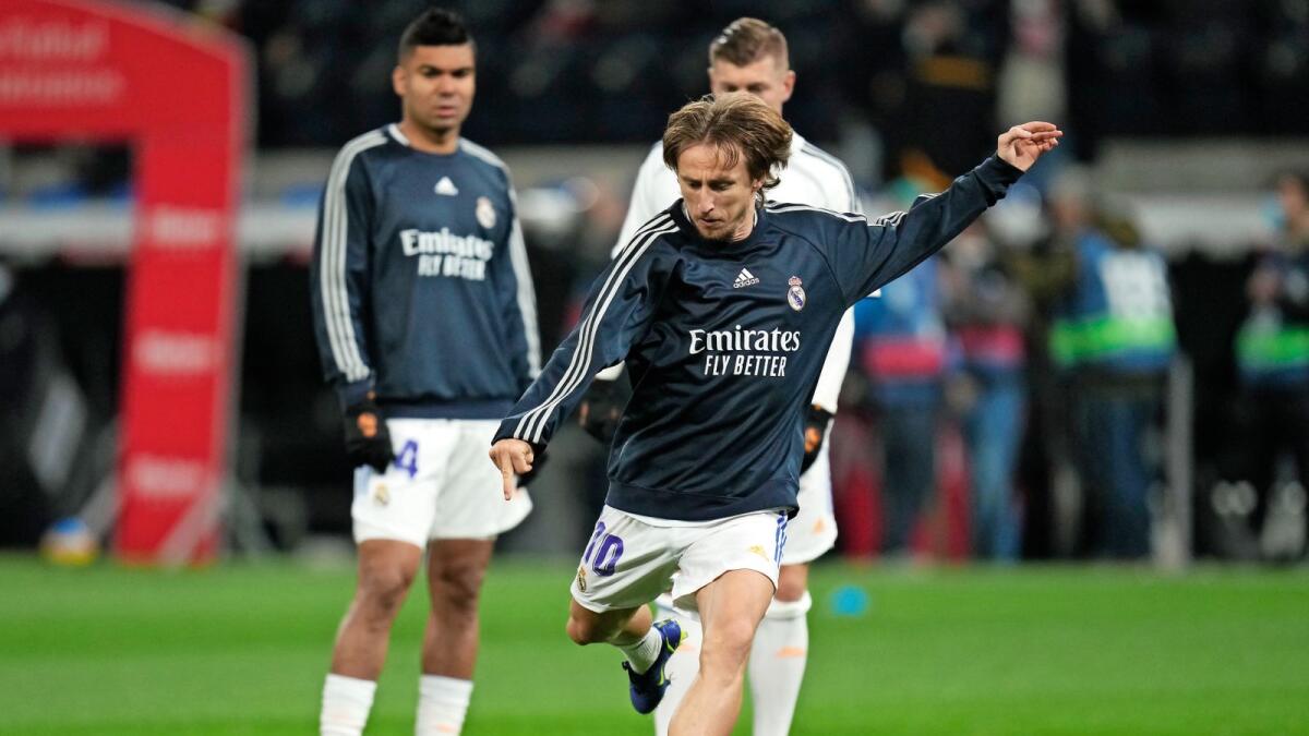 Real Madrid's Luka Modric. — AP