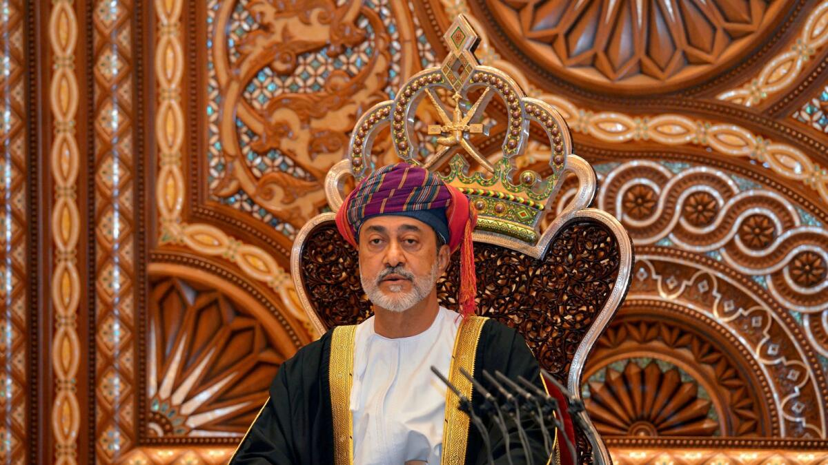 His Majesty Sultan Haitham bin Tariq Al Said of Oman. — Reuters file