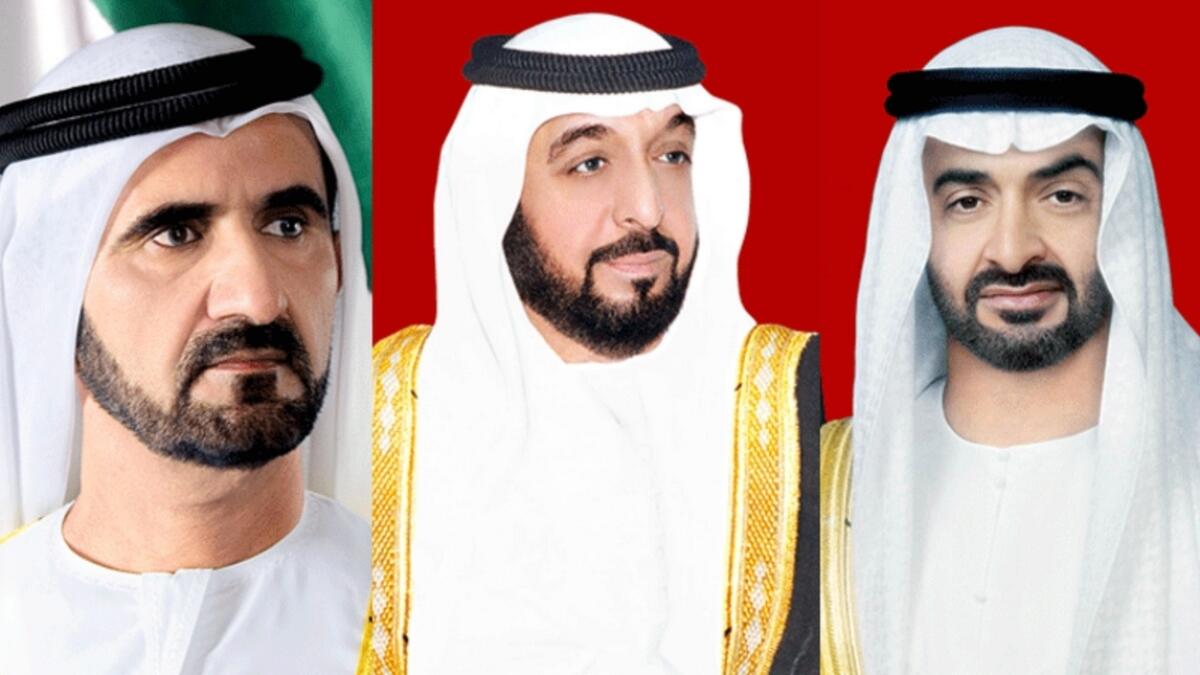 UAE leaders congratulate Saudi King Salman on 88th National Day