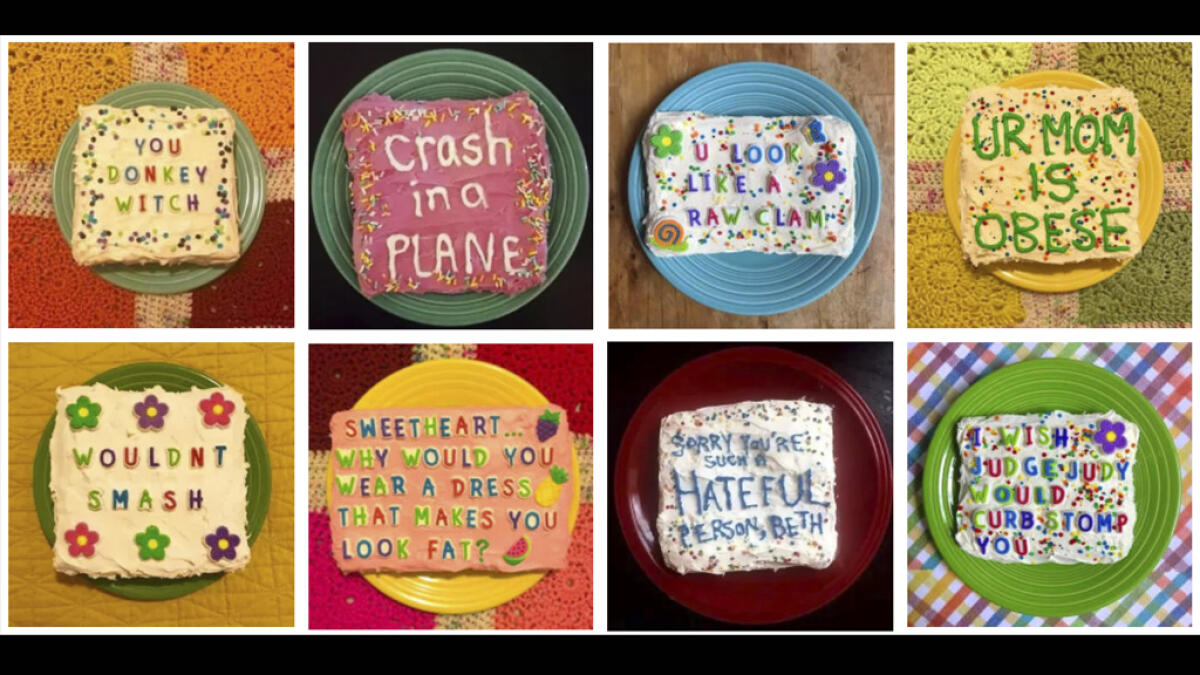 Sweet revenge: New York bakery turns troll comments into cakes - and delivers them
