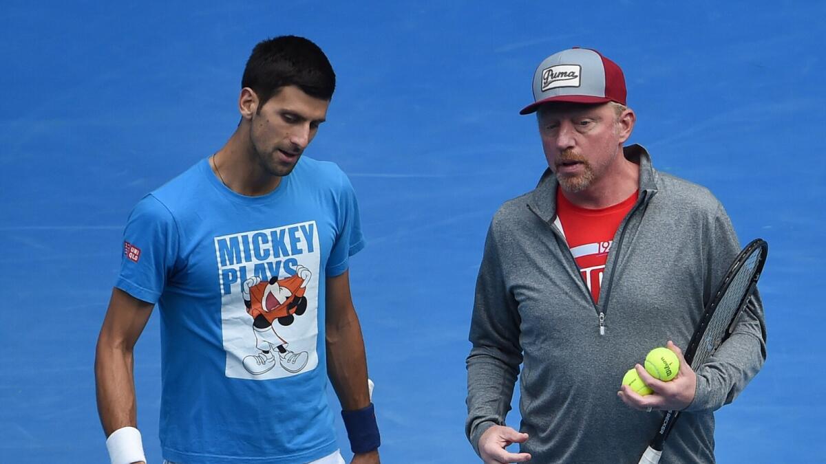 Djokovic looks  to join Laver and Borg