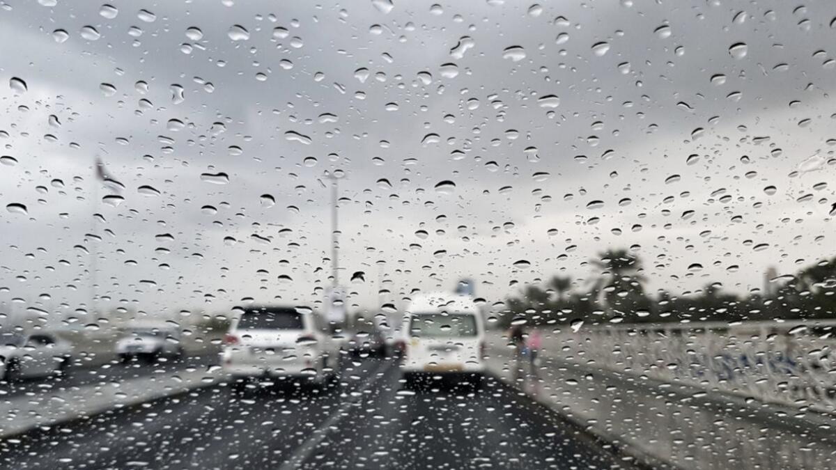 UAE motorists urged to drive safely as rain continues