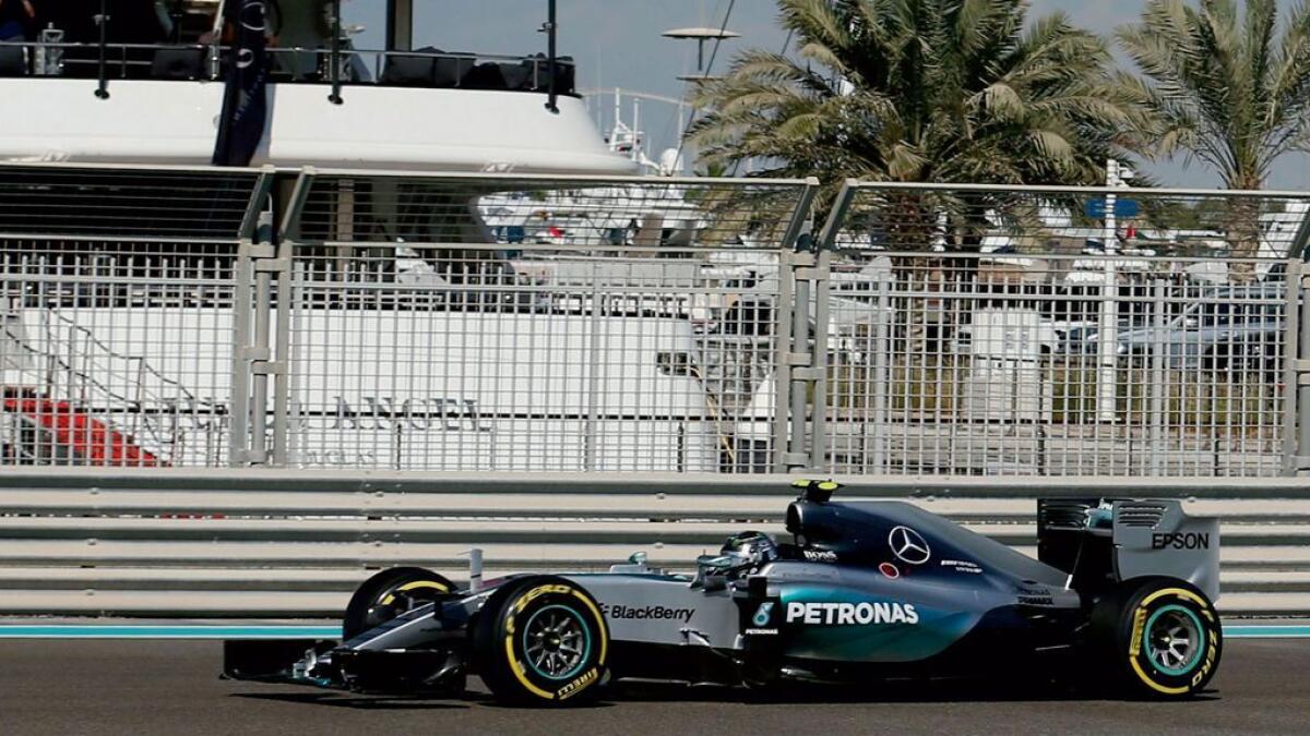 Nico Rosberg sets the pace at Formula One