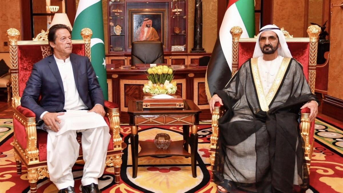 Photos: Sheikh Mohammed meets Pakistans Imran Khan in Dubai