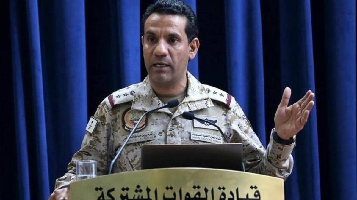 Colonel Turki Al Maliki, Arab Coalition spokesperson.