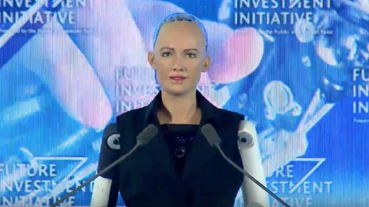 Sophia robot named among 5 knowledge ambassadors in UAE