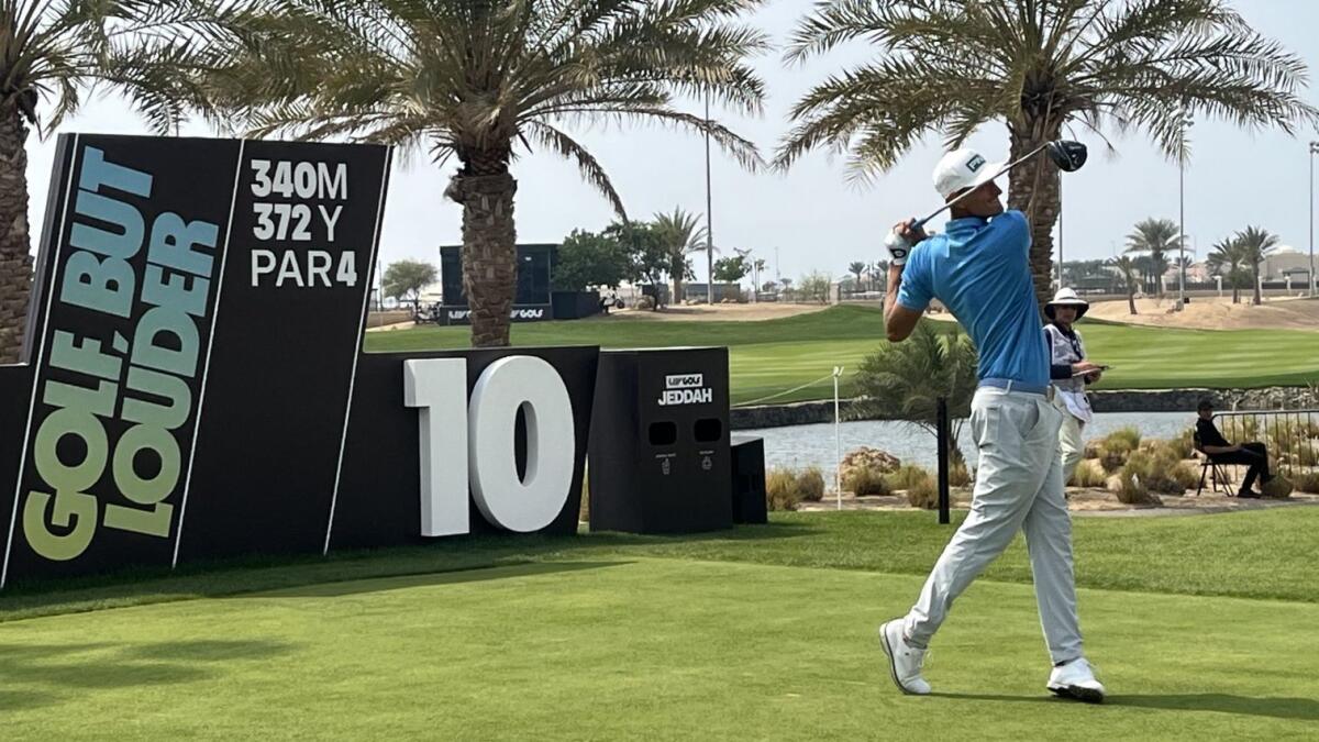Dubai based Adrian Meronk is in tied fifth with 18 holes to play at LIV Golf Jeddah. - Supplied photo