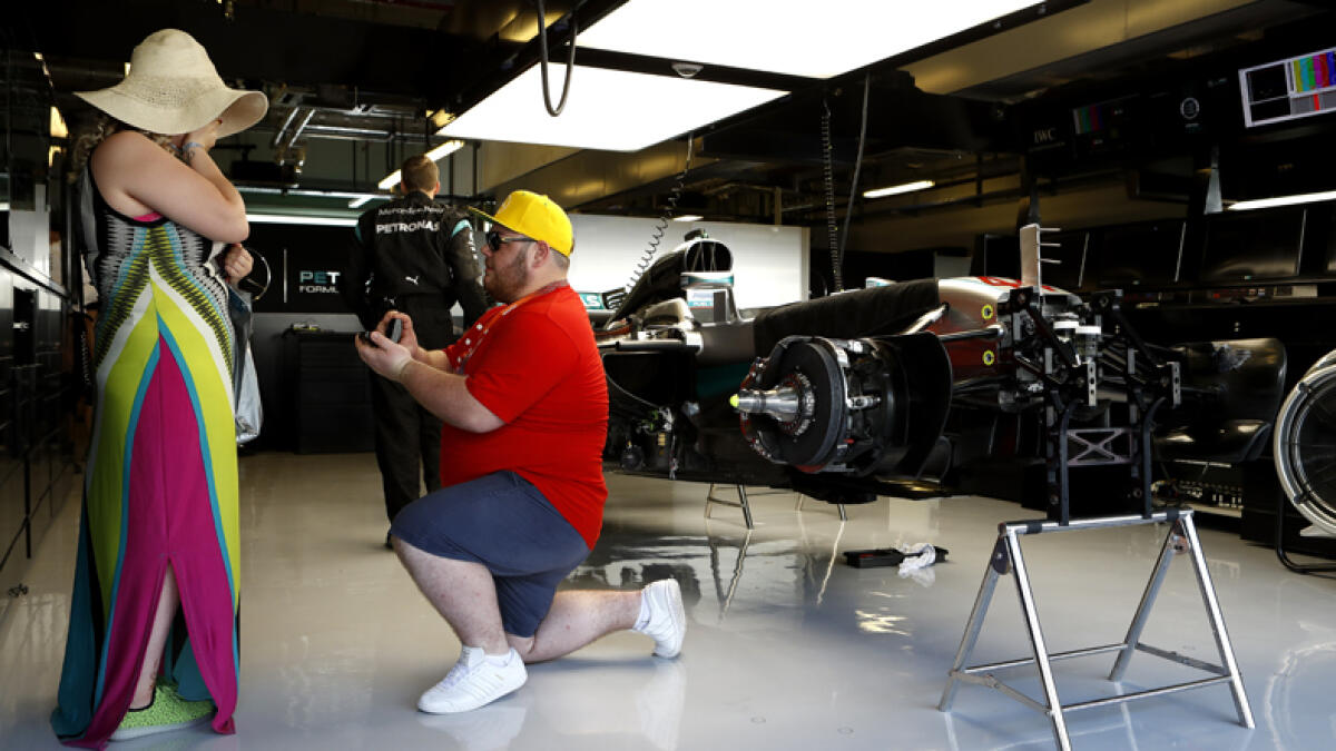 F1 fan proposes to partner in Abu Dhabi
