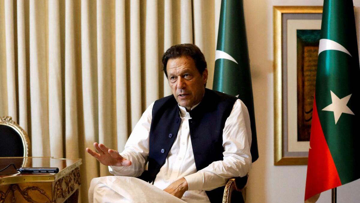 Former Pakistani prime minister Imran Khan. — Reuters file