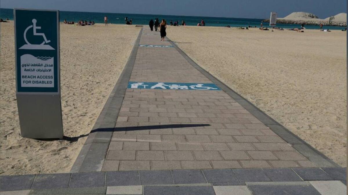 Dubai beaches made accessible to the physically challenged