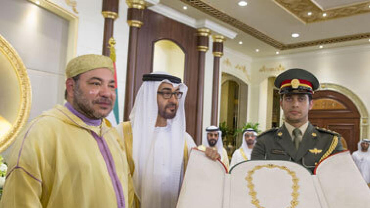 Morocco King honoured with Order of Zayed